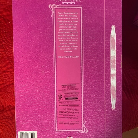 Never removed from box Gibson Girl Barbie - Picture 5 of 6